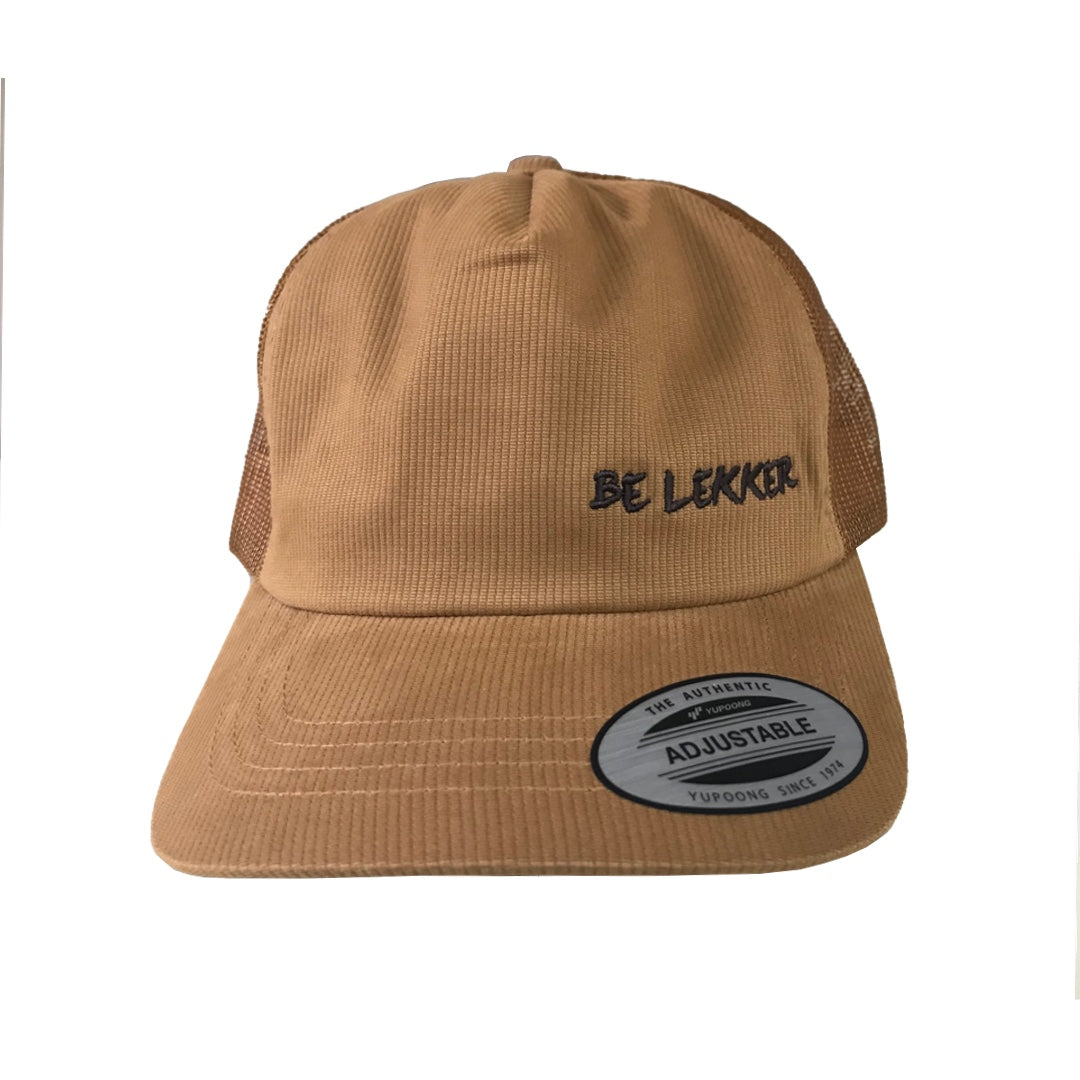Tan 5 Panel Cap - Be Lekker