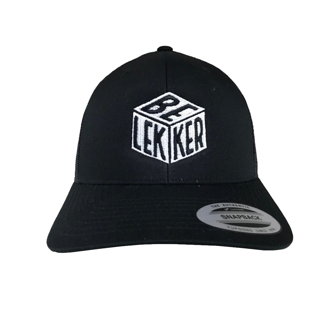 Black Trucker Cap - Be Lekker