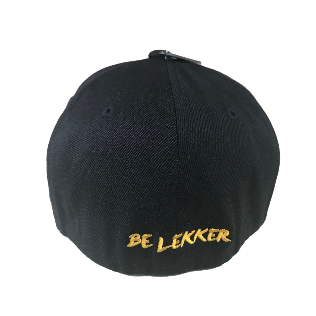 Black Fitted Baseball Cap OSFA Club Hat