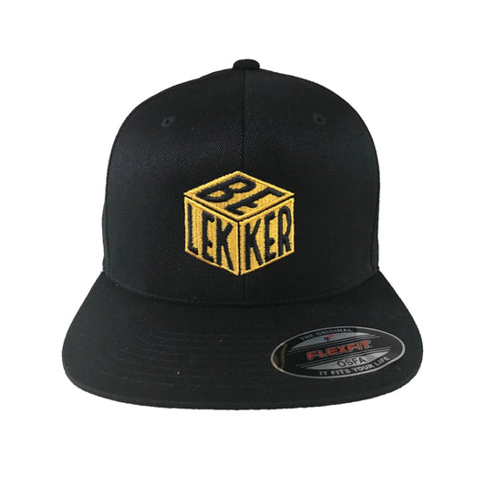 Black Fitted Baseball Cap OSFA Club Hat