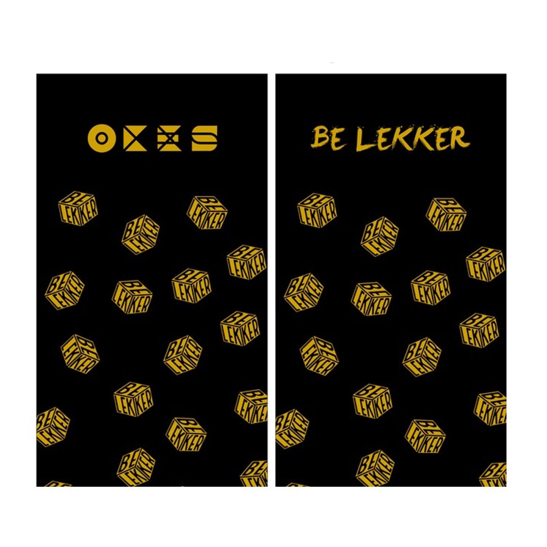 Black Buff - Yellow Be Lekker Boxes