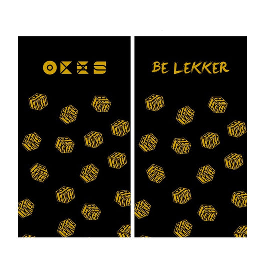 Black Buff - Yellow Be Lekker Boxes