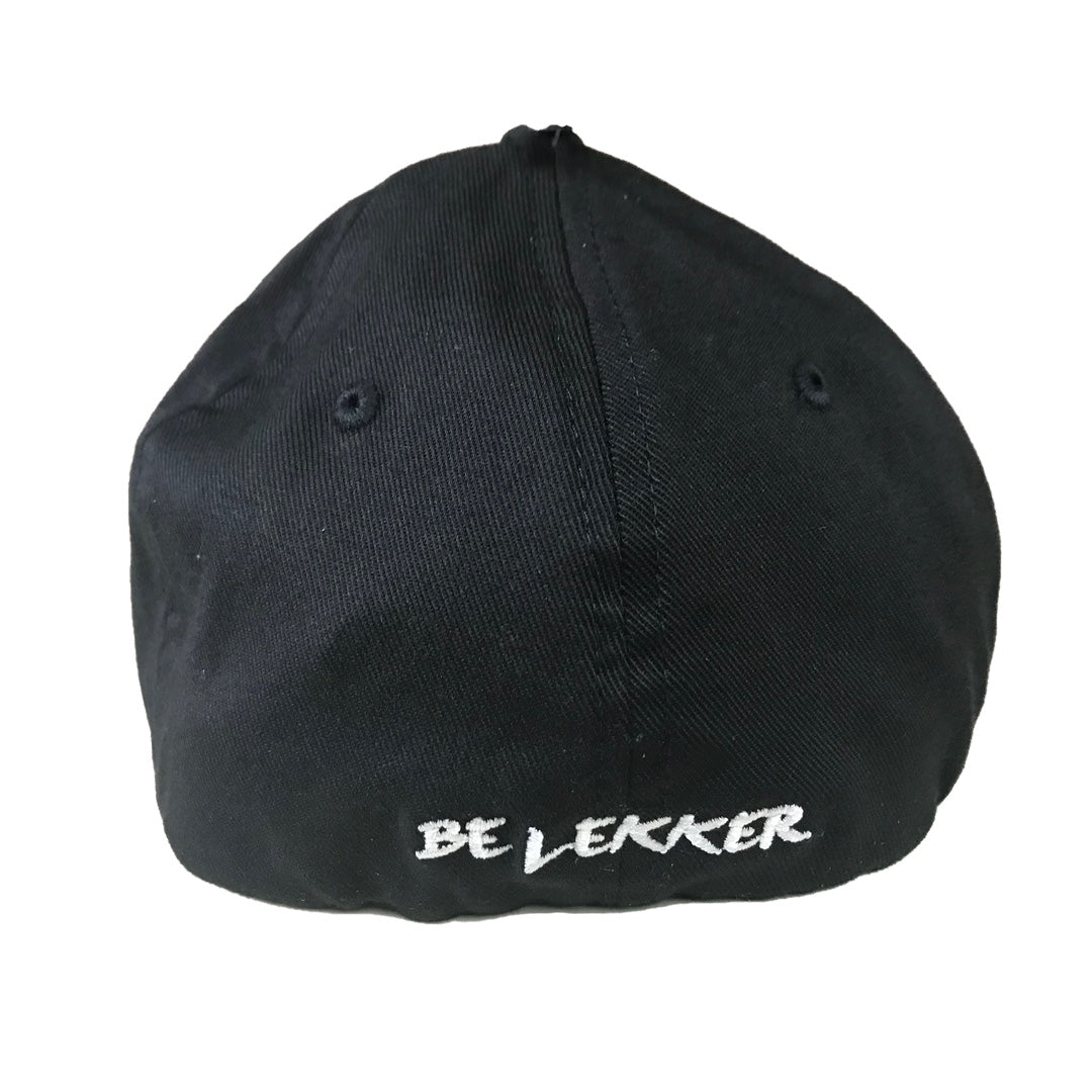 Black Fitted Baseball Cap OSFA- Handlebars