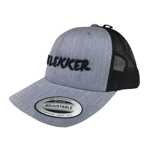 Heather Grey & Black 3D Be Lekker Trucker Cap