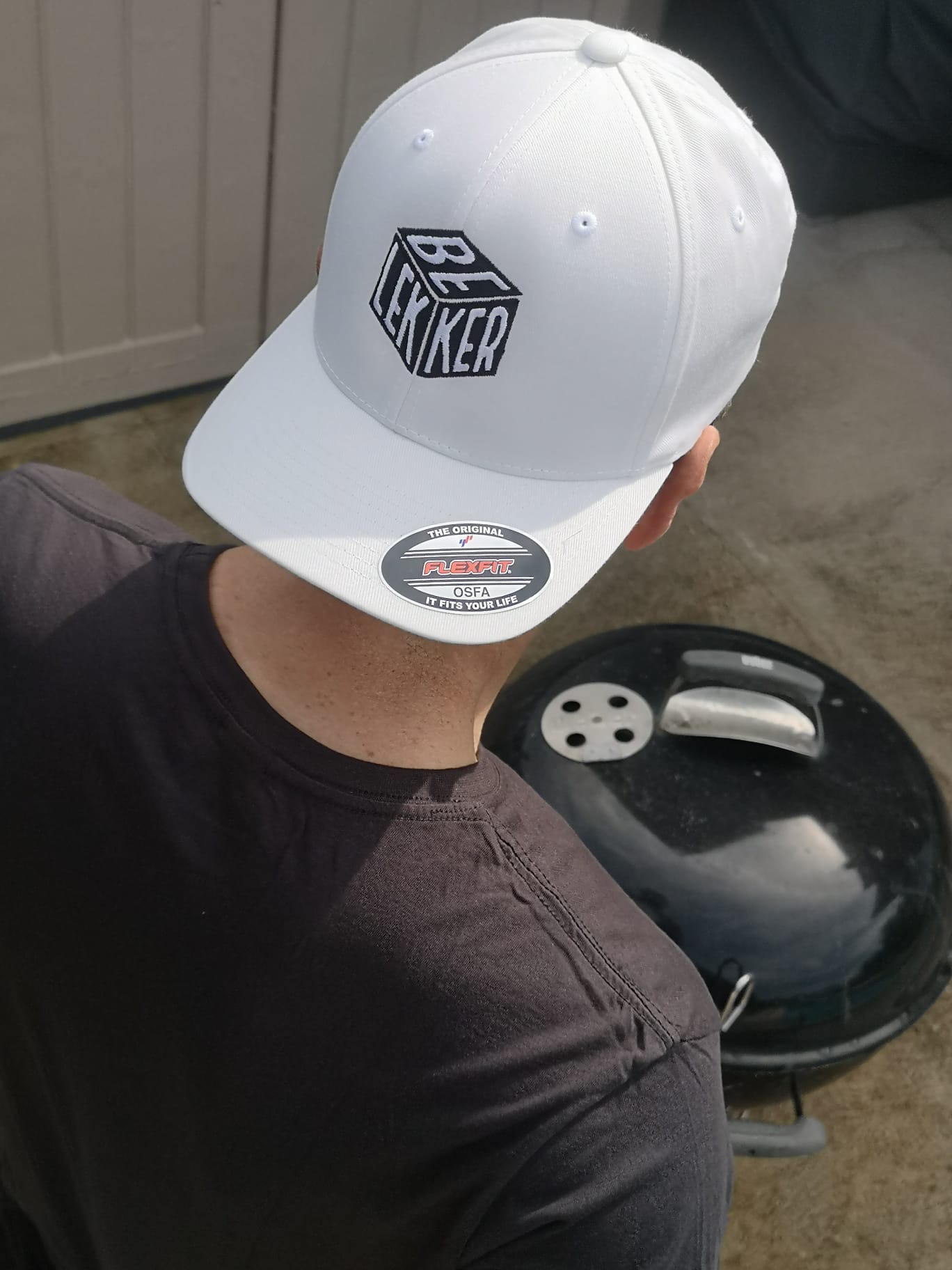 White Fitted Be Lekker Baseball Cap OFSA