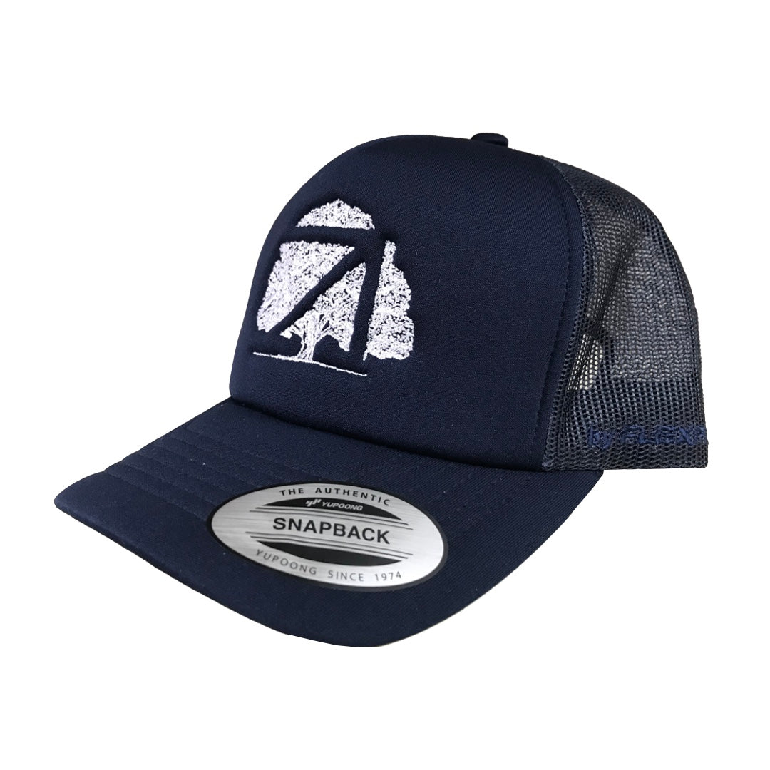 Navy Foam Trucker Cap - Okes Family Tree