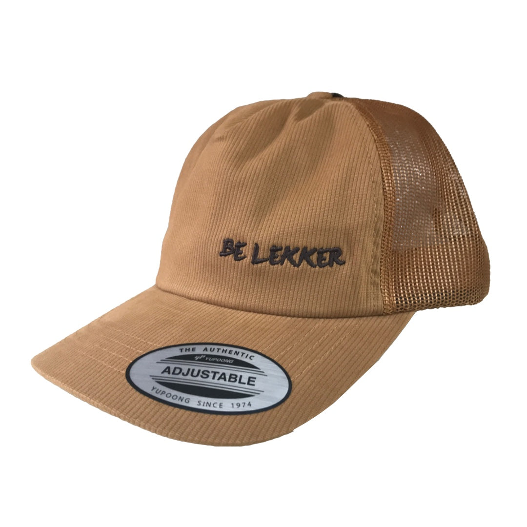 Tan 5 Panel Cap - Be Lekker