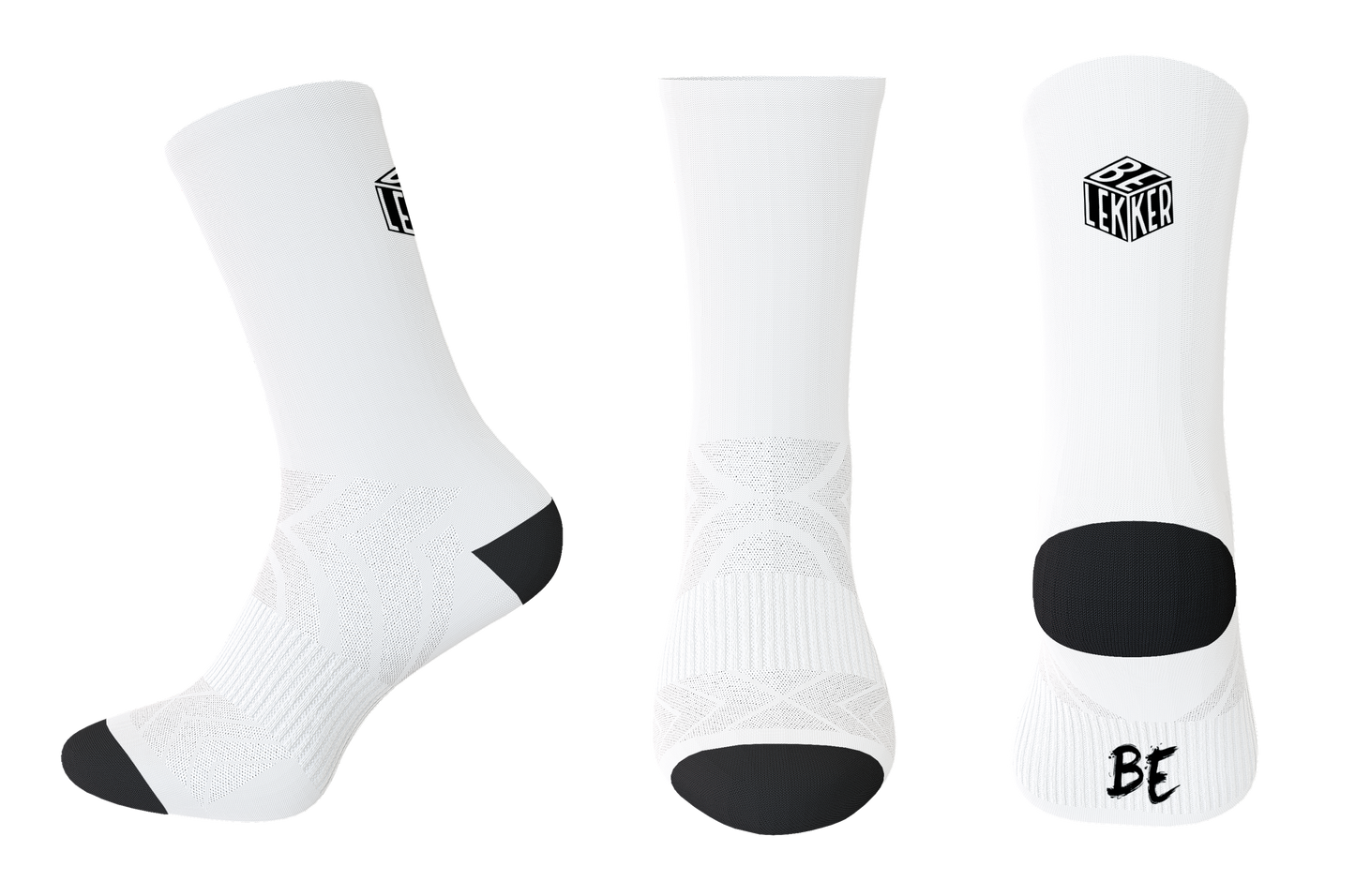 Be Lekker Roadie Socks - White