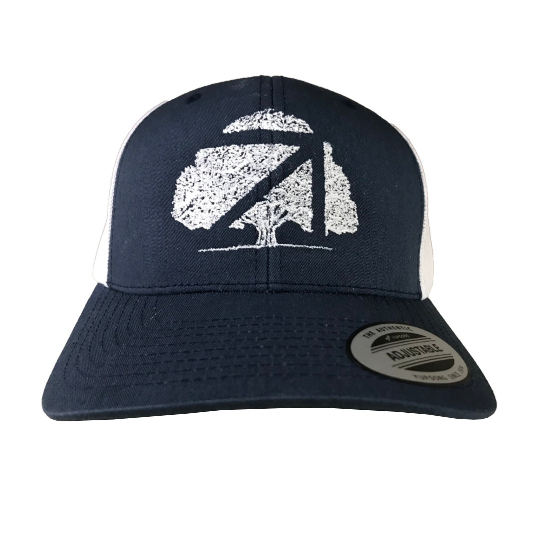 Navy & White OKES Family Tree Trucker Cap