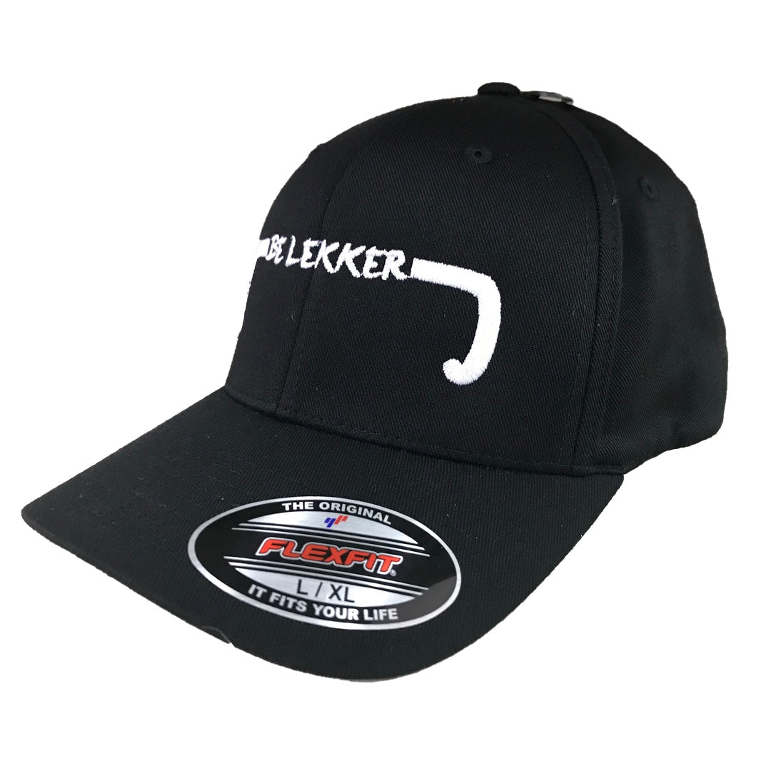 Black Fitted Baseball Cap L/XL- Handlebar
