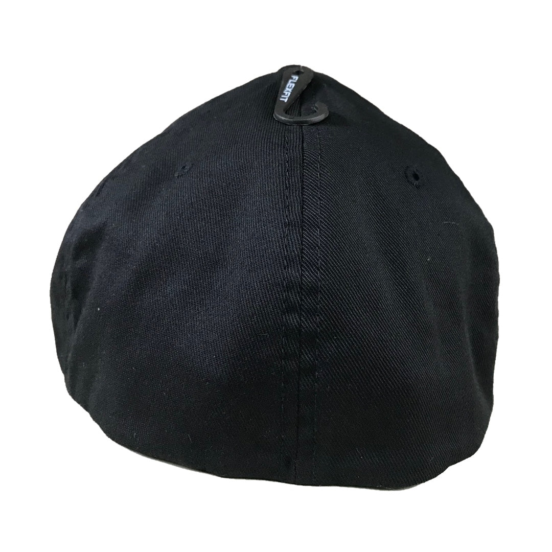 Black Fitted Baseball Cap L/XL - OKES Lifestyle Cap