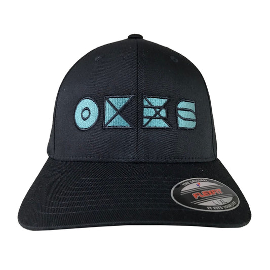 Black Fitted Baseball Cap L/XL - OKES Lifestyle Cap