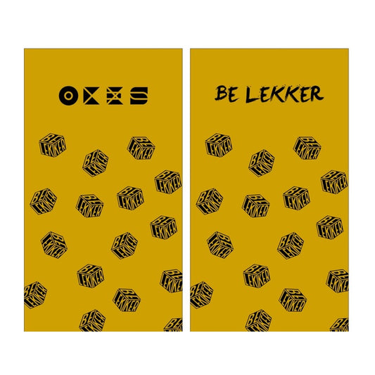 Yellow Buff - Black Be Lekker Boxes